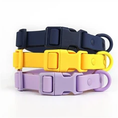 Benutzerdefiniertes Designer-Hundehalsband aus PVC mit Aufdruck